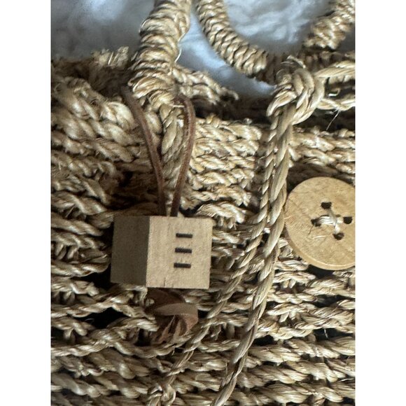 Vintage Esprit Woven Wicker Raffia Purse Bag - Picture 3 of 7